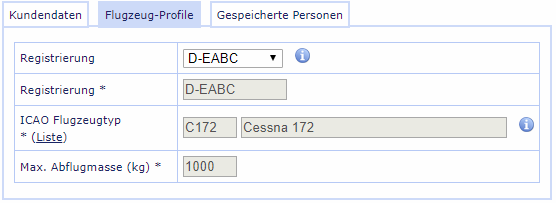 Flugzeug-Profile